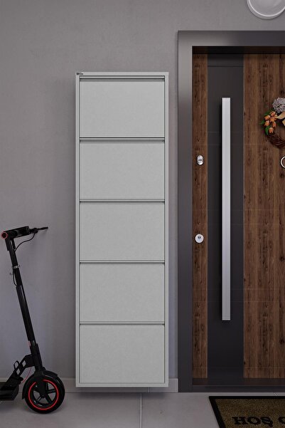 Ceha 5'li Metal Ayakkabılık - Gri