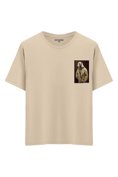 Mounte Bianca Unisex siromašni džentlmen - Oversize kroj T-shirt