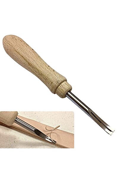 ipekbazaar Deri Hobi 1,2 Mm Kenar Düzeltme Linörü Kenar Alma Bıçağı Deri El A...