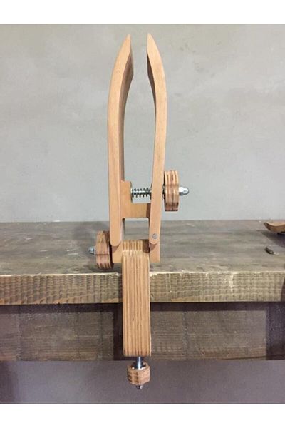srtfootcare Menghină de cusut din piele Acrobat Instrument de mână din piele