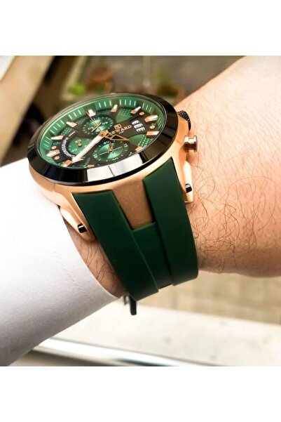 Reward brand silicone cord Men's wrist watch with bracelet gift