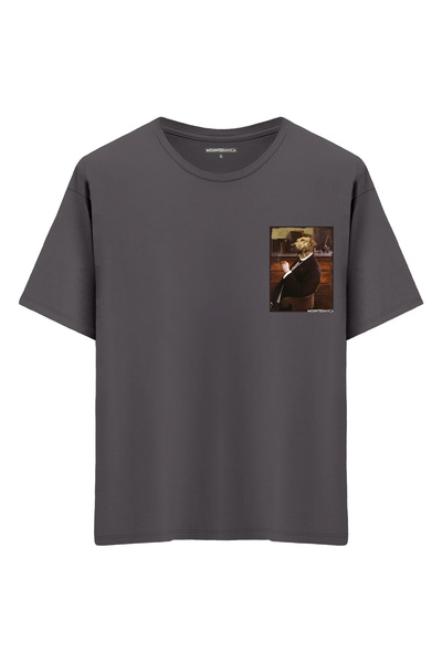 Mounte Bianca Unisex Signor Societa - Oversize kroj T-shirt