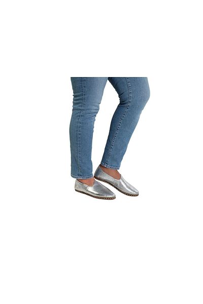 YEMENİCİ NİYAZİ USTA Leather Unisex Silver Yemeni