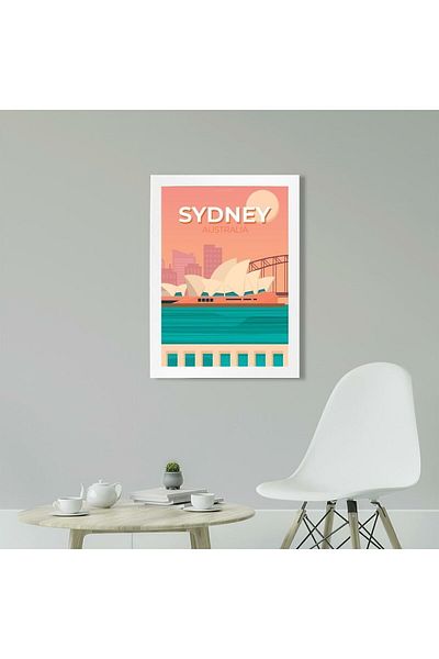 KAYNOCK Sydney, Australia, Poster Painting Digital Design Painting