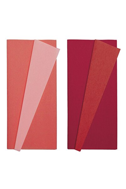 roco paper Çift Taraflı Alman Krapon 2li Set, Çiçek Yapım Kağıdı,90gr 25x125 ...