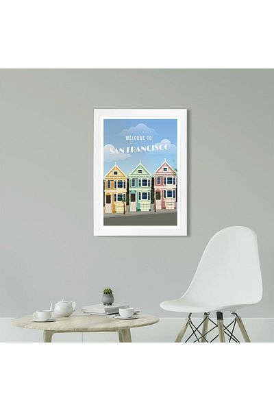 KAYNOCK San Francisco, Poster Painting Digital Design Painting