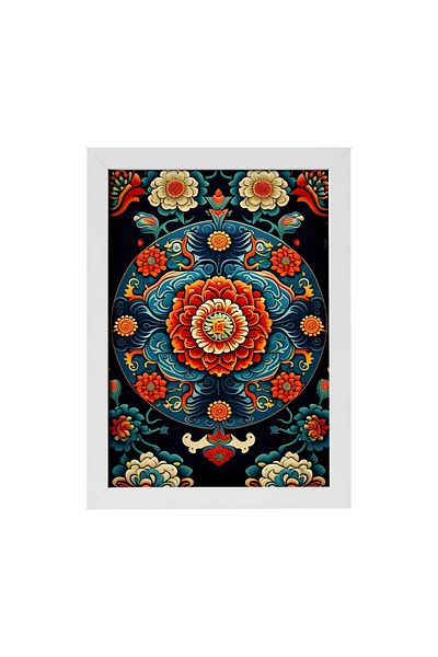 KAYNOCK Pictură poster cu model etnic din Orientul Îndepărtat D6, model, pictură cu design digital