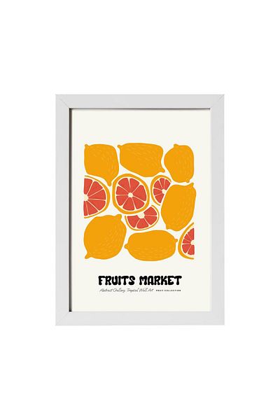 KAYNOCK Grapefruit, Fructe, Minimalist, Decor pentru casa, Decor pentru cafenea de bucatarie Poster Tablo