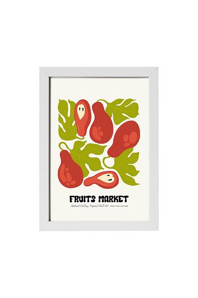 KAYNOCK Fruits Market 2, Φρούτα, Μίνιμαλ, Διακόσμηση σπιτιού, Διακόσμηση καφέ κουζίνας Ζωγραφική αφίσας