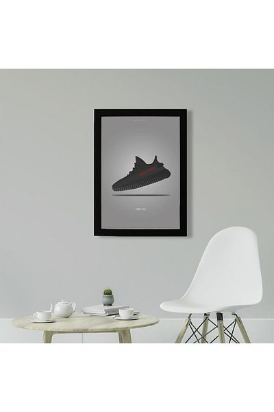 KAYNOCK Yeezy Black, Pantofi, Kanye West, Poster Painting Digital Design Painting
