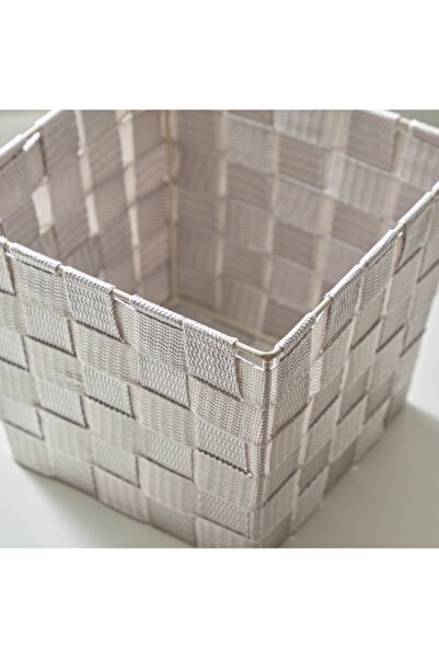 Home Box Strap Storage Basket - 19x19x16 cm