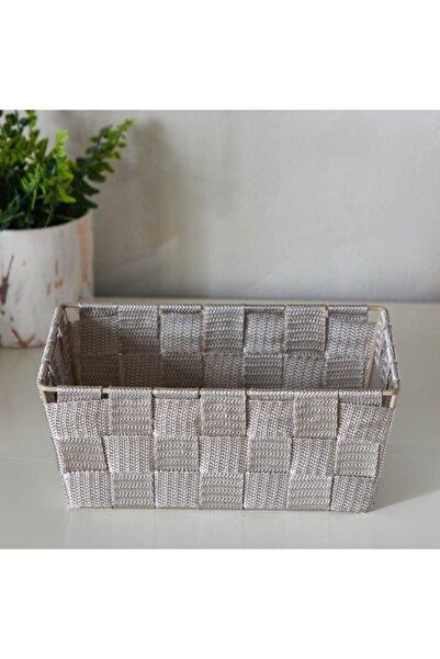 Home Box Strap Basket - 22x14.5x9 cm