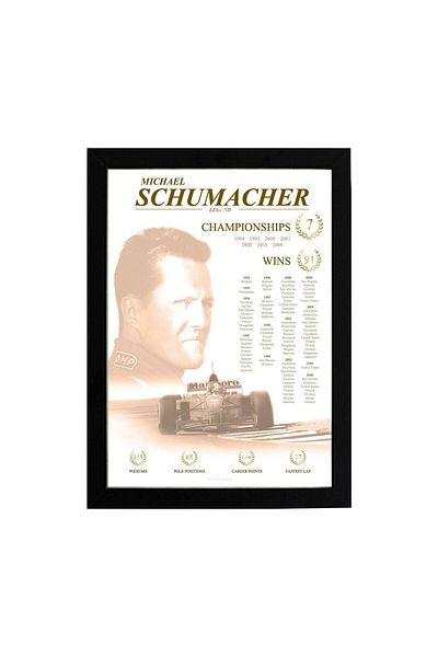 KAYNOCK Michael Schumacher Legend, Ferrari, Formula 1, F1, Poster Tablo Digital Design