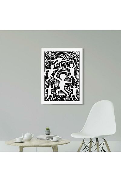 KAYNOCK Pictură poster Keith Haring Style Minimal D20
