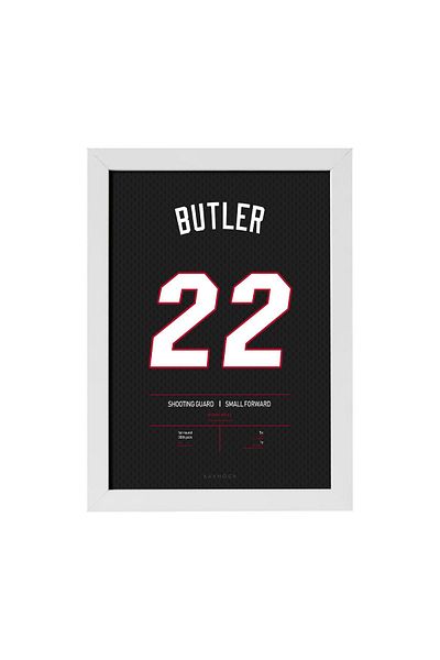 KAYNOCK Pictură poster Jimmy Butler, Nba Miami Heat, pictură cu design digital