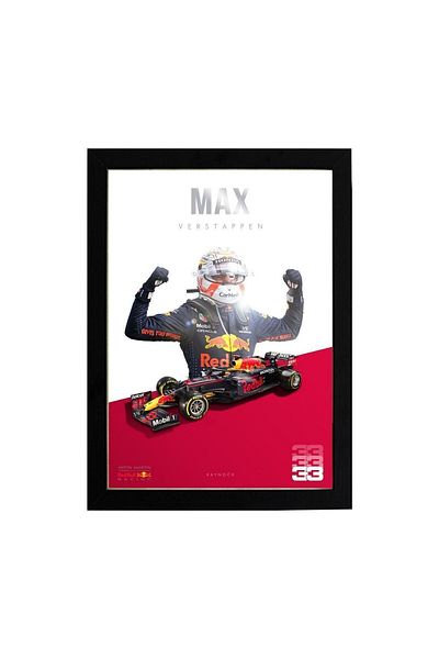 KAYNOCK Max Verstappen 33 Red Bull Poster Painting, Formula 1, F1, Poster Painting Design digital