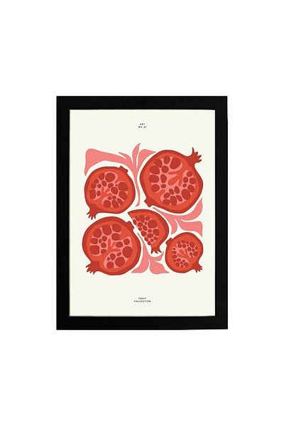 KAYNOCK Rodie, Fructe, Minimalist, Decor pentru casa, Decor pentru cafenea de bucatarie Poster Tablo