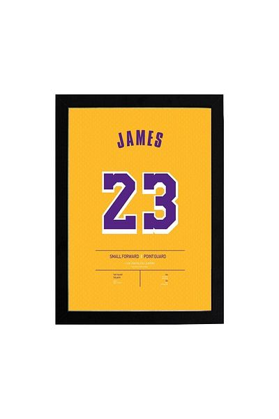 KAYNOCK Poster Lebron James, Los Angeles Lakers, Design digital