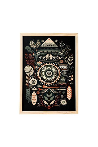 KAYNOCK Маса за плакати Scandinavian Pattern Minimal D33