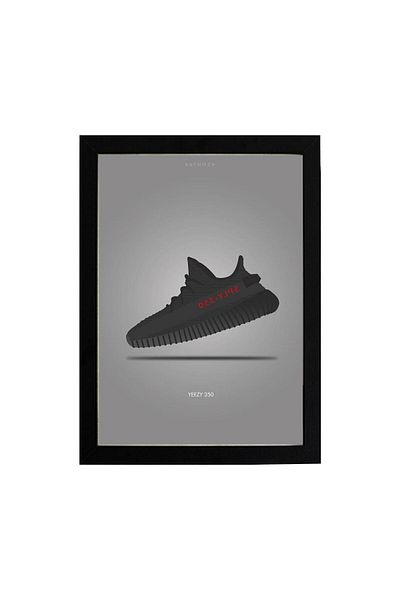 KAYNOCK Yeezy Black, Pantofi, Kanye West, Poster Painting Digital Design Painting