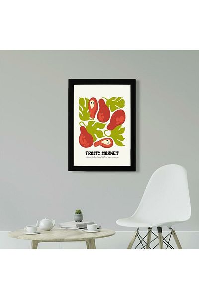 KAYNOCK Fruits Market 2, Fructe, Minimalist, Decor pentru casa, Decor pentru cafenea de bucatarie Poster Tablo