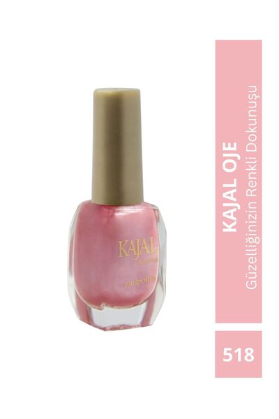KAJAL Toz Pembe Oje - Dusty Pink Nail Polish - No: 518
