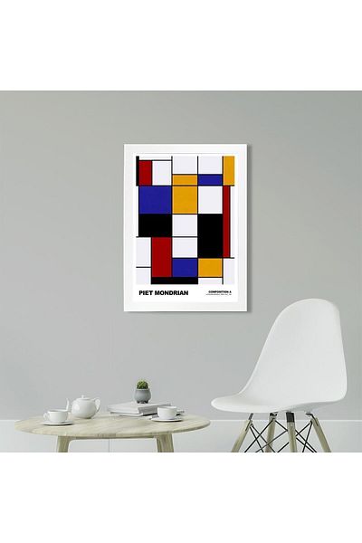 KAYNOCK Piet Mondrian Composition A, Μοντέρνα, Σύγχρονη Τέχνη, Τέχνη, Πίνακας Αφίσας Πίνακας Ψηφιακού Σχεδιασμού