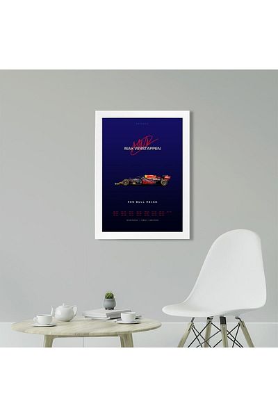 KAYNOCK Max Verstappen Rb16b, Formula 1, F1, Red Bull, Πίνακας ζωγραφικής με αφίσα Πίνακας ψηφιακού σχεδιασμού