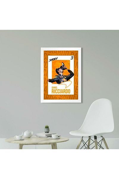 KAYNOCK Daniel Ricciardo, Mclaren, Formula 1, F1 Poster Painting