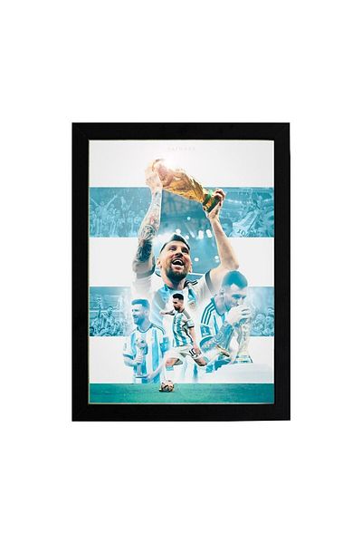 KAYNOCK Lionel Messi, Argentina, Cupa Mondială, Fotbal Poster Pictură Digital Design Painting
