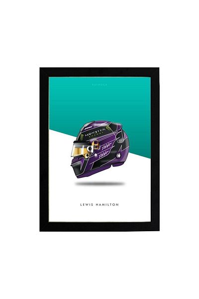 KAYNOCK Pictură poster Lewis Hamilton, Mercedes Formula 1, pictură cu design digital