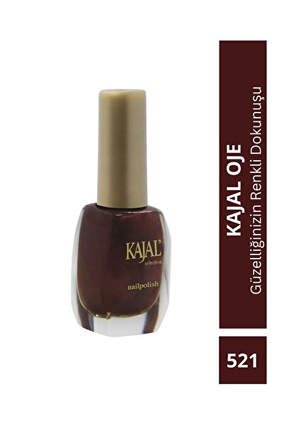 KAJAL Koyu Kestane Oje - Dark Chestnut Nail Polish - No: 521
