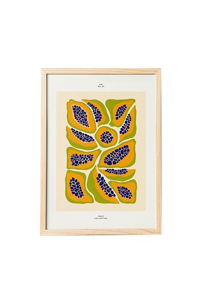 KAYNOCK Пъпеш, Плодове, Минималистичен, Декорация за Дома, Кухня, Декорация на Кафе, Плакат, Маса