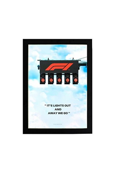 KAYNOCK Formula 1 Start Lights Poster Tablo, Dijital Tasarım Tablo