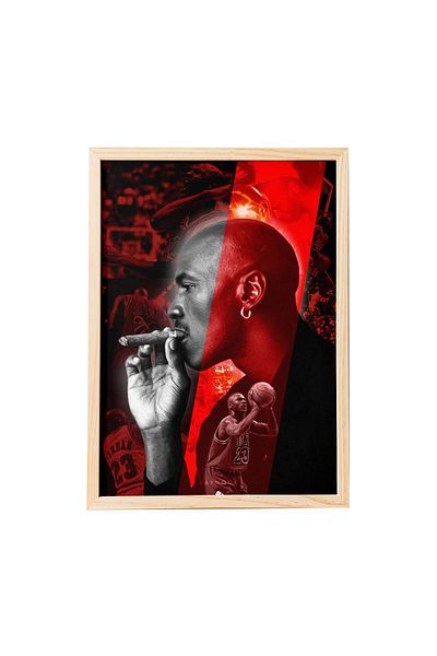 KAYNOCK Majesty, Michael, Chicago Bulls, Basketbol, ​​Poster Tablo