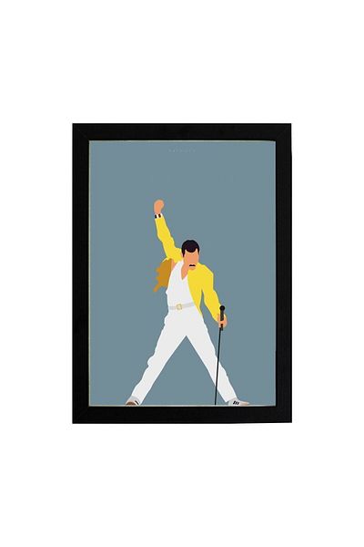 KAYNOCK Плакат на Фреди Меркюри, Queen, Дигитален дизайн