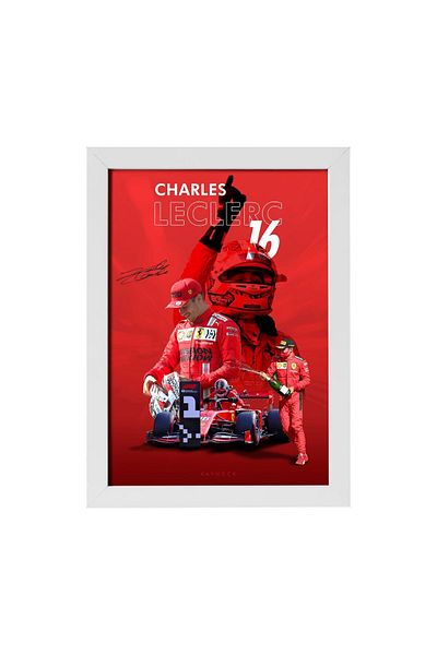 KAYNOCK Charles Leclerc, Scuderria Ferrari, Formula 1, pictură poster