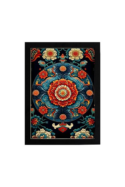 KAYNOCK Маса за плакати D6 с етнически мотиви от Далечния изток, модел, маса с дигитален дизайн