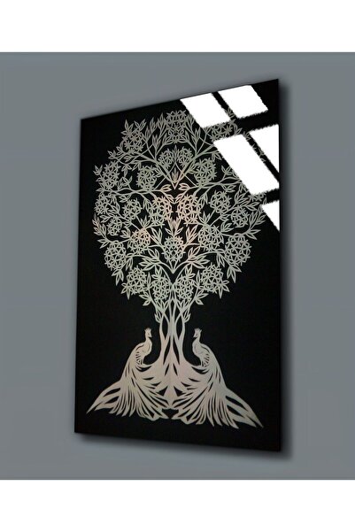 Harika bir ev HARİKABİREV | PIECE DE STICLA INESPRIMATĂ (TEMPERATĂ) NEGRU-AUR...