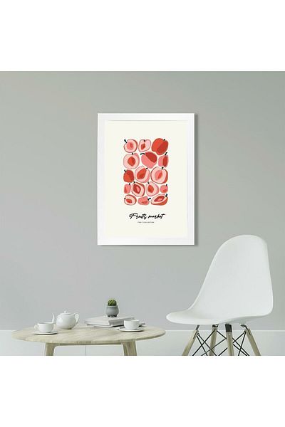 KAYNOCK Fruits Market 3, Fructe, Minimalist, Decor pentru casa, Decor pentru cafenea pentru bucatarie Poster Tablo