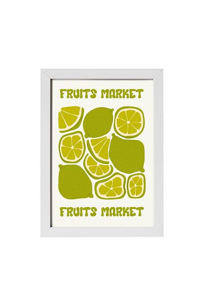 KAYNOCK Green Lime 2, Fructe, Minimalist, Decor pentru casa, Poster de pictură pentru decorarea cafenelei de bucătărie