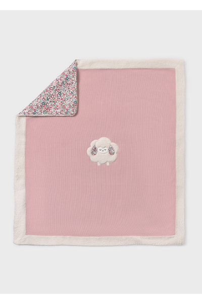 MAYORAL بطانية بنمط خروف للفتيات الصغيرات - 9490