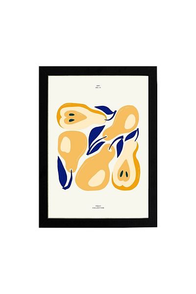 KAYNOCK Pear, Fruit, Minimal, Home Decoration, Kitchen Cafe Decoration Poster Painting
