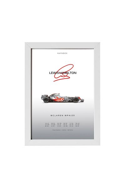 KAYNOCK Lewis Hamilton Mclaren, Formula 1, F1 Poster Painting