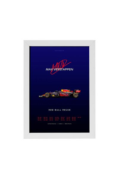 KAYNOCK Max Verstappen Rb16b, Formula 1, F1, Red Bull, Πίνακας ζωγραφικής με αφίσα Πίνακας ψηφιακού σχεδιασμού