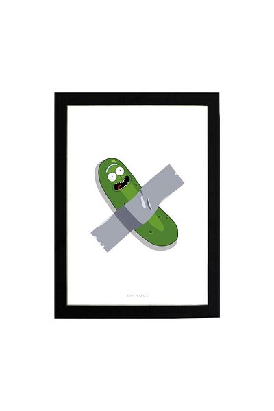 KAYNOCK Pickle Rick, Рик и Морти, Рисуване на плакати от сериали и филми