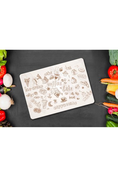 DreamHomes Glass Cutting Board |   A361 25*35 Glass Cutting Board