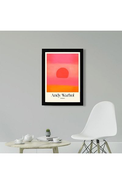 KAYNOCK Andy Warhol Sunset 1, Modern, Artă contemporană, Artă, Poster Pictură Design digital Pictură