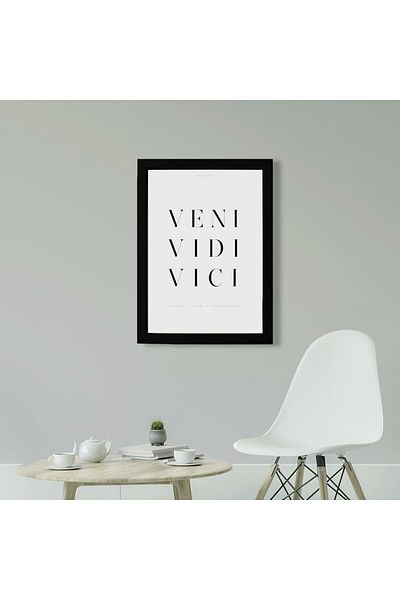 KAYNOCK Veni Vidi Vici, Julius Ceasar, Julius Caesar, Roma, Pictură poster, Pictură cu design digital