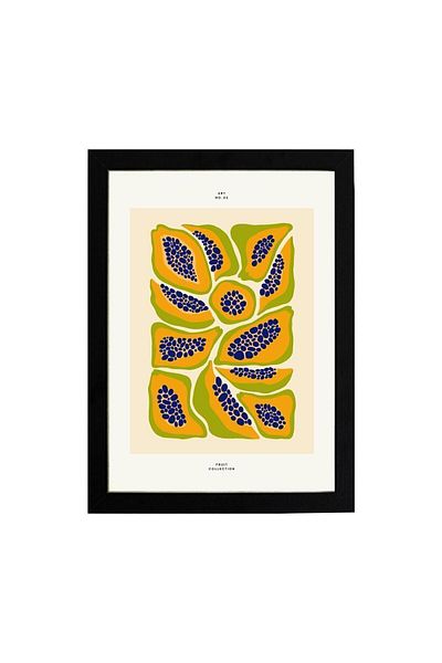 KAYNOCK Пъпеш, Плодове, Минималистичен, Декорация за Дома, Кухня, Декорация на Кафе, Плакат, Маса
